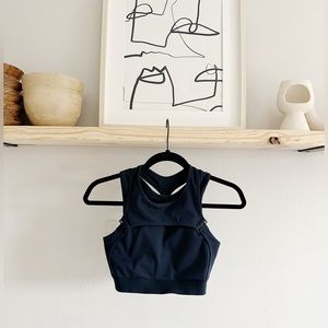H&M Navy Blue Adjustable Sports Bra